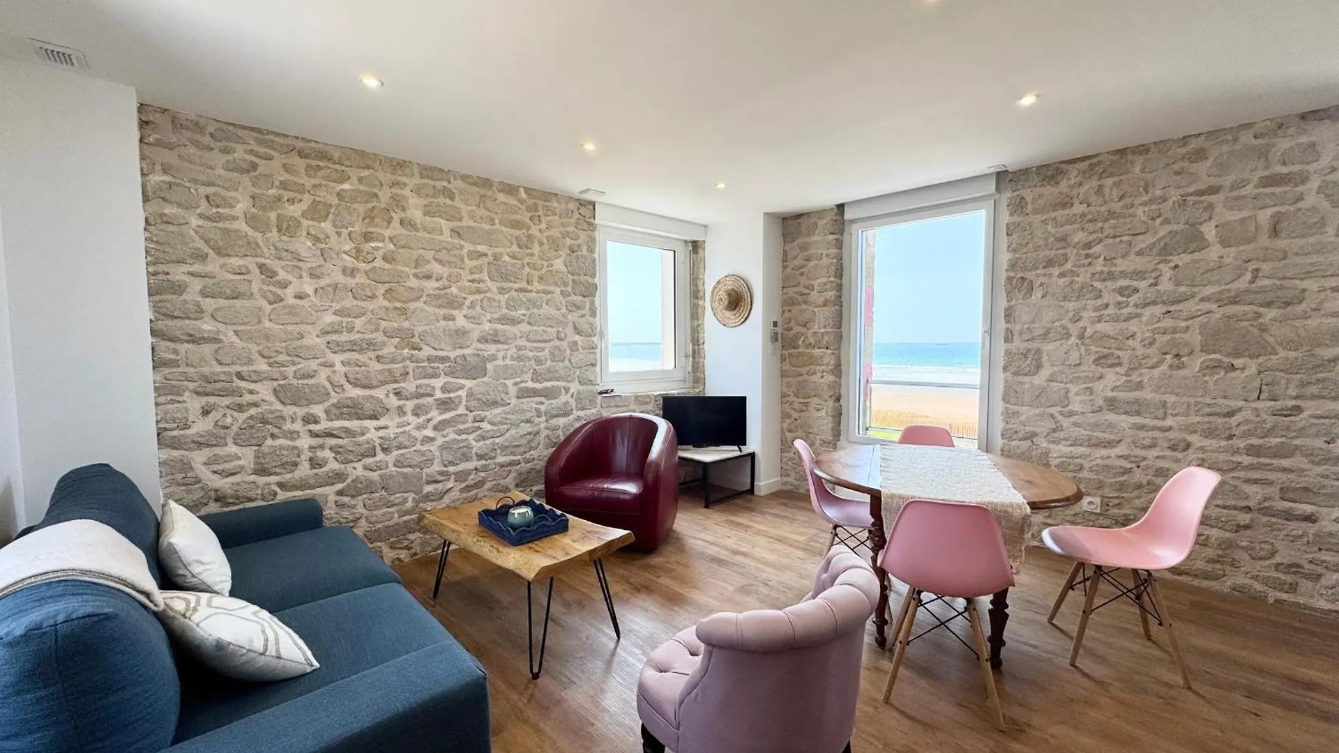 Апартаменты Magnifique Appartement Vue Mer Plage & Charme Сен-Пьер-Киберон